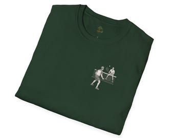 Camiseta deportiva | Estilo lápiz | Tenista | Tenis | Algodón/100 % algodón | Manga corta | Ropa informal | Camiseta deportiva | Idea de regalo