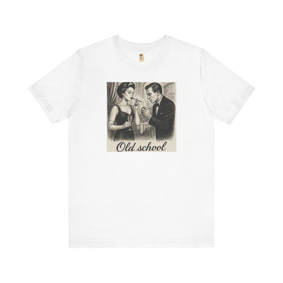 Vintage - T-Shirt im Vintage-Stil, Retro-Grafik-T-Shirt, klassisches Unisex-Shirt, Freizeitkleidung, Geschenk für ihn, Geschenk für sie/ihn