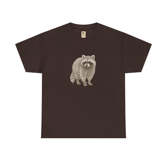 T-Shirt Waschbär | Unisex |  Kurzarm | Shirt | Wildnis und Natur | Geschenk | PineAndThread | Sportshirt