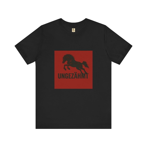 Untamed Horse - Unisex T-Shirt mit Ungezähmt-Design, Perfektes Geschenk, Geschenk, Freizeitkleidung, Abenteuer
