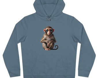Monkey Sweatshirt | Unisex | Long Sleeve | Nature Gift | Comfortable & Fashionable | Animal Hoodie | Wilderness | Cotton Blend