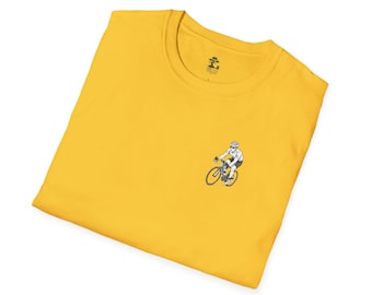 Camiseta deportiva | Estilo lápiz | Ciclista de carretera | Ciclista | Algodón/100 % algodón | Manga corta | Ropa informal | Camiseta deportiva | Idea de regalo