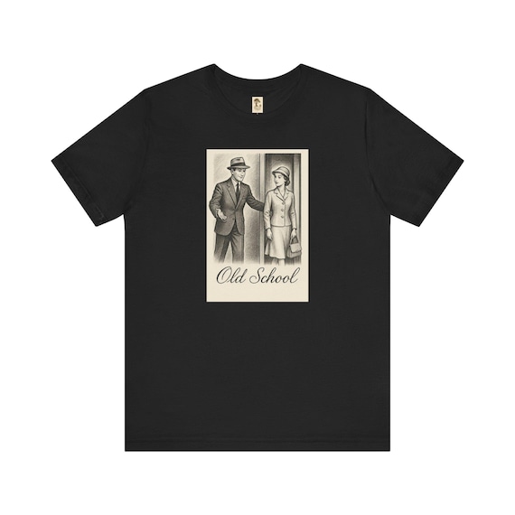 Vintage - Old School Vibe Unisex-T-Shirt, Shirt im Retro-Stil, Vintage-Mode-T-Shirt, perfekt für Freizeitaktivitäten, Geschenke für Sie/Ihn