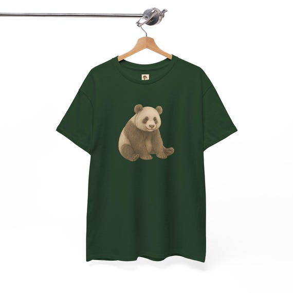 T-Shirt Panda | Unisex | Kurzarm | Wildnis und Natur | Geschenk | PineAndThread | Shirt | Sportshirt