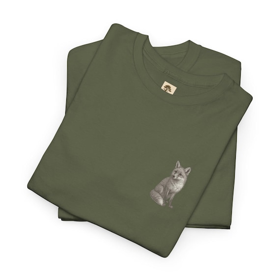 T-Shirt Fuchs | Unisex | Kurzarm | Tiershirt | Wildnis und Natur | Geschenk | PineAndThread | Sportshirt