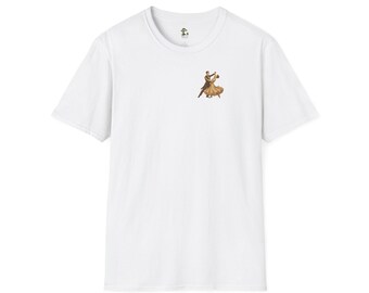 Camiseta deportiva | Estampado de lápiz | Pareja de baile | Baile deportivo | Algodón/100 % algodón | Manga corta | Ropa informal | Camiseta deportiva | Idea de regalo