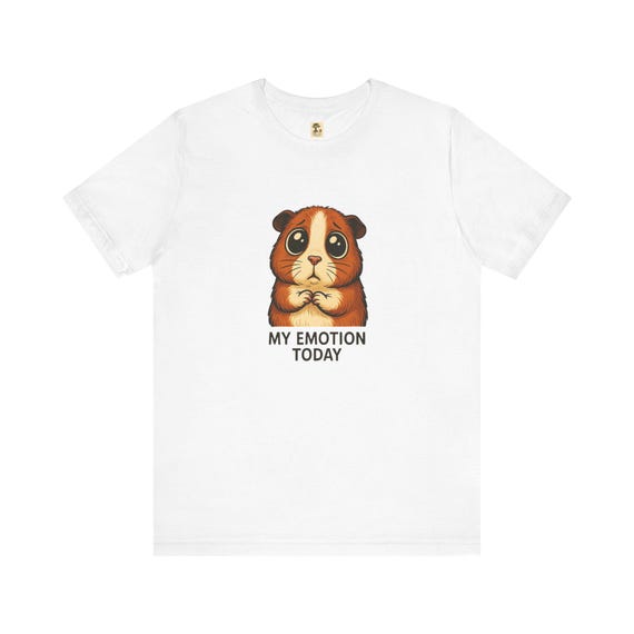 Emotionen - Meerschweinchen Shirt, Perfekt für Tierliebhaber, Geschenk Geburtstag, Freizeitkleidung, lustiges Humor-Shirt