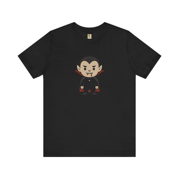 Halloween Vampir T-Shirt | Unisex Kurzarm Shirt | Halloween Geschenk | Sportshirt | PineAndThread