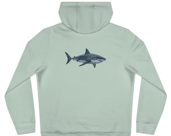 Shark Sweatshirt | Unisex | Long Sleeve | Nature Gift | Comfortable & Fashionable | Animal Hoodie | Wilderness | Cotton Blend