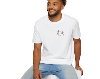Camiseta deportiva | Estuche | Esgrima | Lucha con espada | Algodón/100 % algodón | Manga corta | Ropa informal | Camiseta deportiva | Idea de regalo