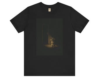 Camiseta de ratón | Camiseta de animales | Manga corta | Natural | Estampado animal | Idea de regalo | Estilo casual | Estilo informal | Mezcla de algodón | Mezcla de algodón