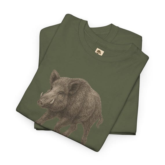 T-Shirt Widschwein | Unisex | Kurzarm | Shirt | Wildnis und Natur | Geschenk | PineAndThread | Sportshirt