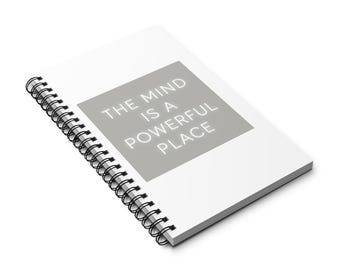 Motivational Notebook | Mindfulness Journal | Design Notebook | Personal Diary | Sketchbook | Gift for Adults | A5 Notebook