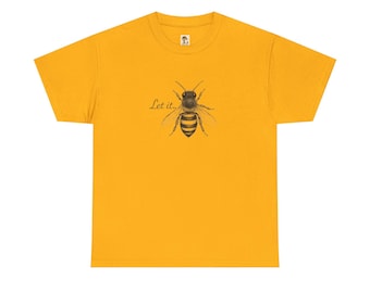 Bee T-shirt | Animal shirt | Short sleeve | Nature | Animal print | Gift idea | Wilderness | Leisure | Cotton blend | Cotton mix