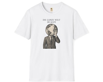 Camiseta con estampado facial | Diseño gráfico | Estilo vintage | 100% algodón | Manga corta | Ropa informal | Camiseta deportiva | Idea de regalo | Camiseta de gerente
