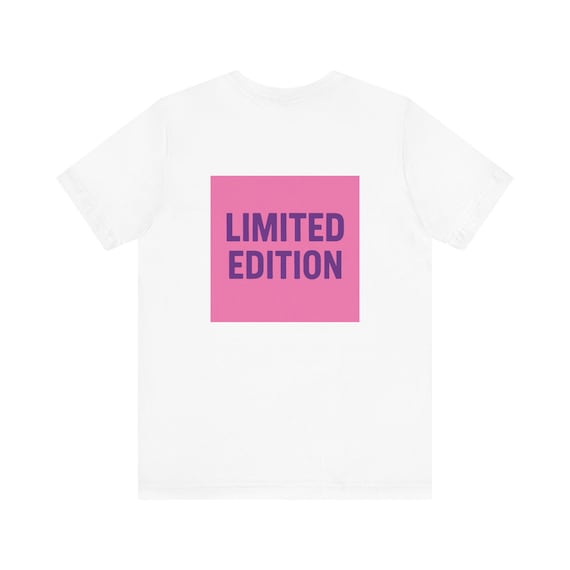 Limited Edition Unisex Jersey Tee, Casual Wear, Gift for Him/Her, Geschenk, Summer Fashion, T-Shirt, Front und Backprint