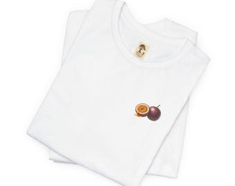 Foodie T-Shirt | Passion Fruit Shirt | Unisex Short Sleeve | Birthday Gift | 100% Cotton | Casual Wear | Gift Idea