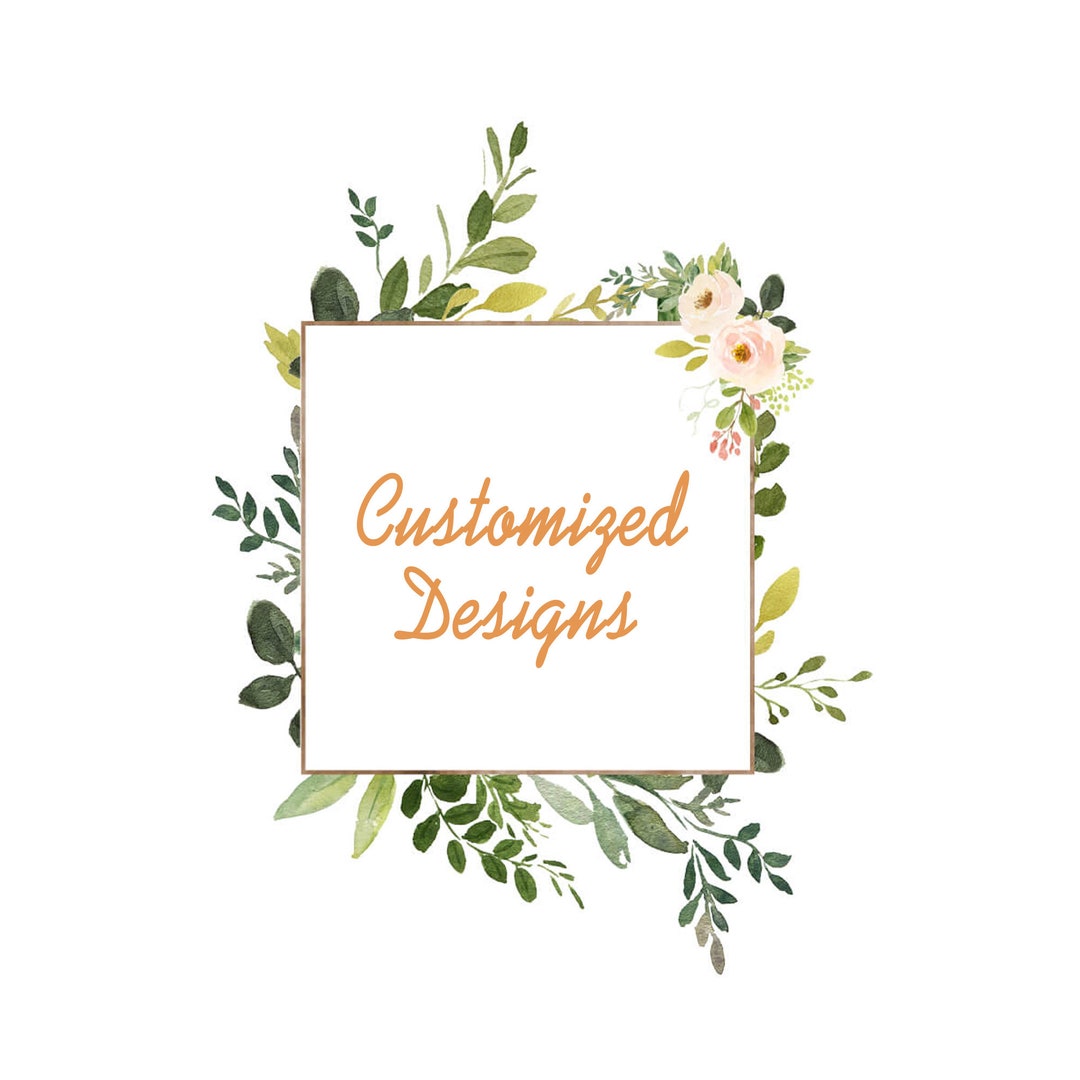 Customized Design - Etsy