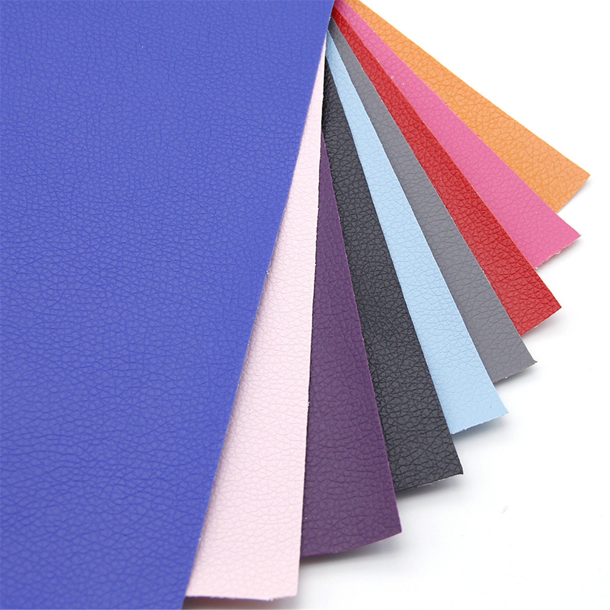 Faux Leather Sheet 10pcs/set or Piecesolid Color Vegan - Etsy
