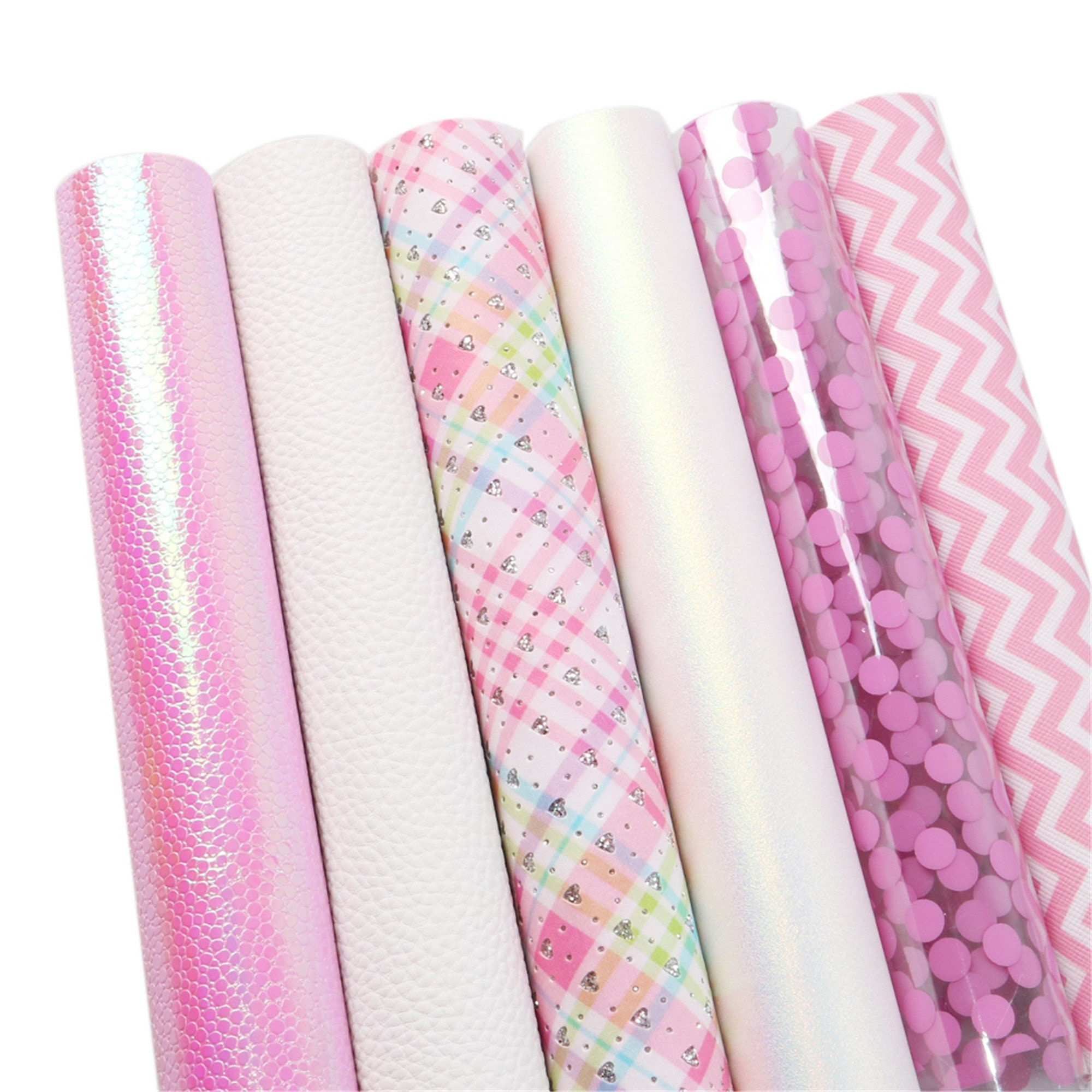 Faux Leather Sheets Bundles 6pcs/setPrinted Leather Etsy