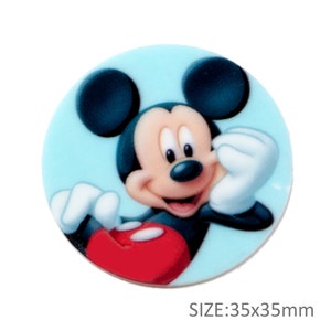 Cartoon Character Mouse Leopard Christmas Acrylic Flatback Planar Resins DIY For Bows Bag Material Supplies Cabochon ,5Yc34298 20#