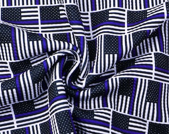 Liverpool Bullet Fabric Flags Print,Textured Printing Baby HeadWrap Headbow Diy Fabric,Knit Fabric By HALF YARD,19x57 inch