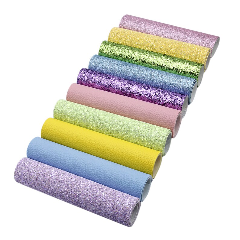 Faux Leather Sheets Bundles 10pcs/setvegan Leather Etsy