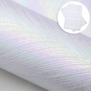 Cloudy Tie Dye Faux Leather Sheets,Synthetic Vinyl Sheets,DIY Bows Craft,Litchi Grain Pearl Vegan Leather Fabric image 9