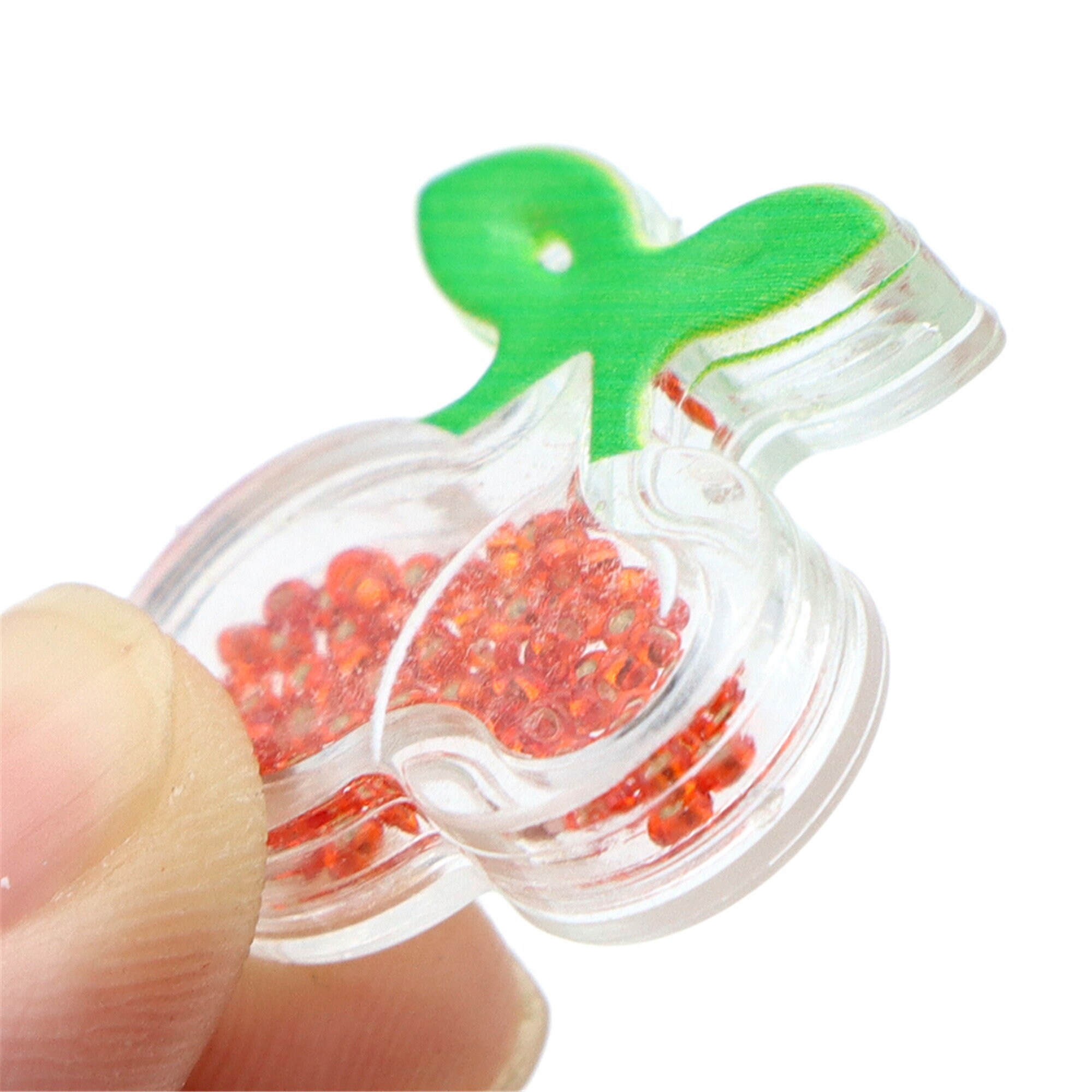 10pcs Cute Beads Filled Fruit Shaker For Hair Clip Crafts Etsy