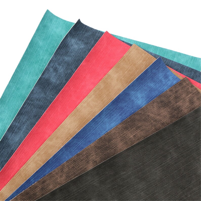 Smooth Imitation Faux Leather Sheets 7pcs/setsynthetic Etsy