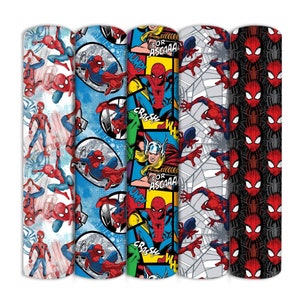 マジックフィルム スパイダー 漫画キャラクター リバプール バレット テクスチャード ストレッチ ニット生地 DBP ダブルブラッシュ 衣類用リボン 1Yc33101