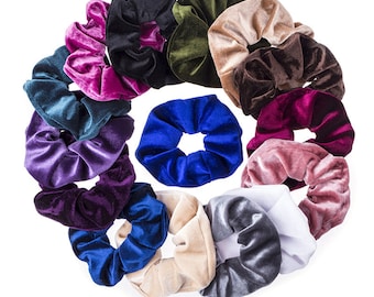 Velvet Scrunchies for Hair,Soft Scrunchies,Hair Accessory,Ponytail Hair Tie,Scrunchy