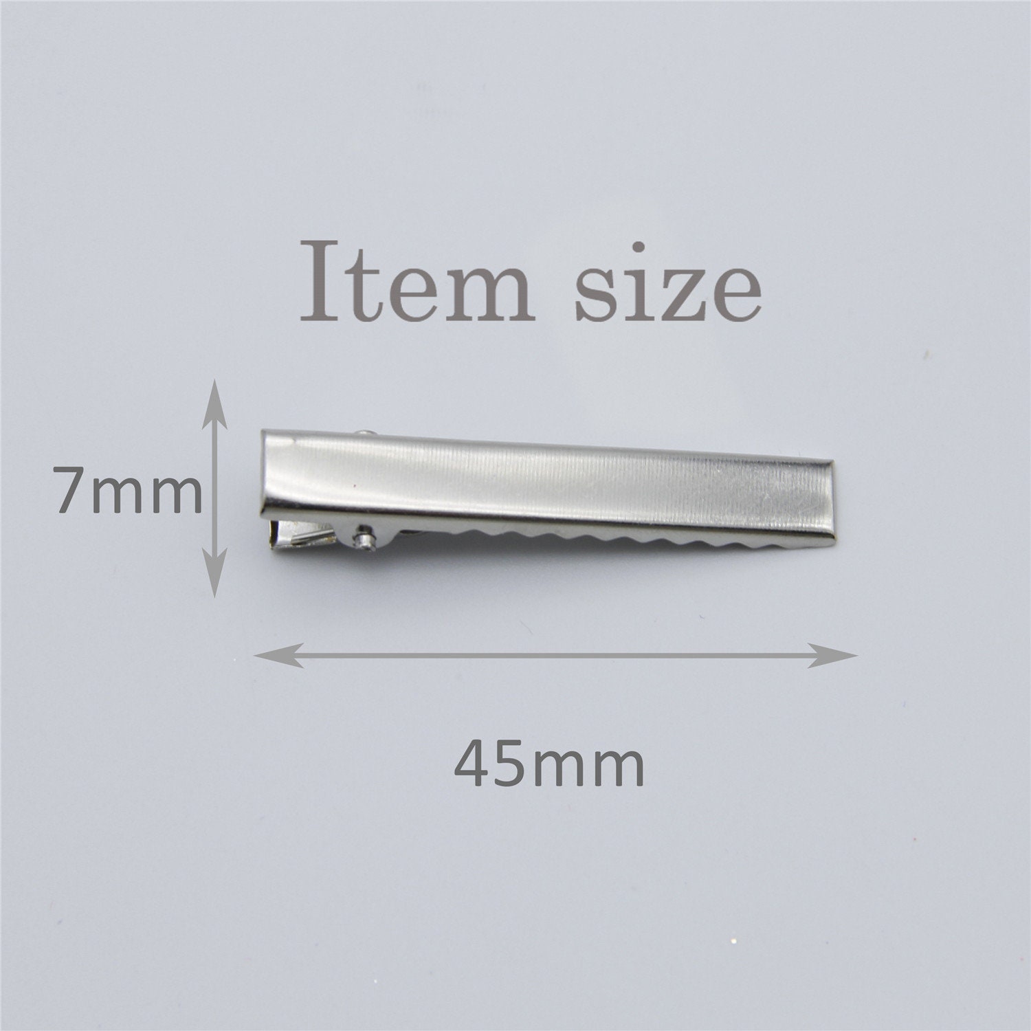 Metal Single Prong Alligator Hair Clips With Teeth Etsy