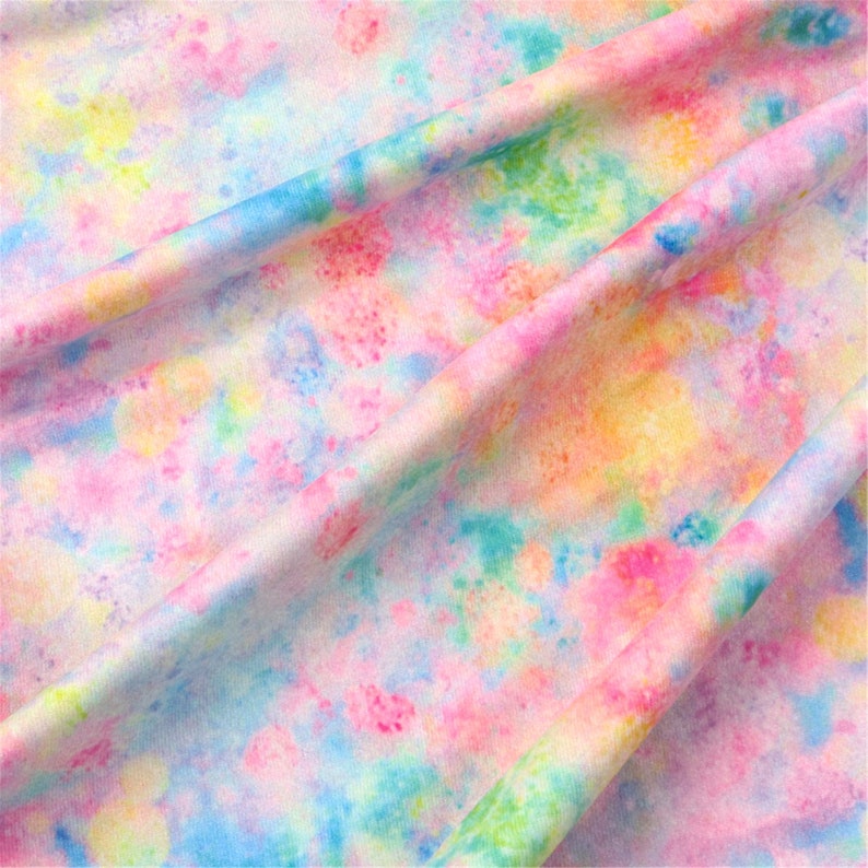 Double Brushed Polyester Fabric Tie Dye by Half Yardsoft Etsy