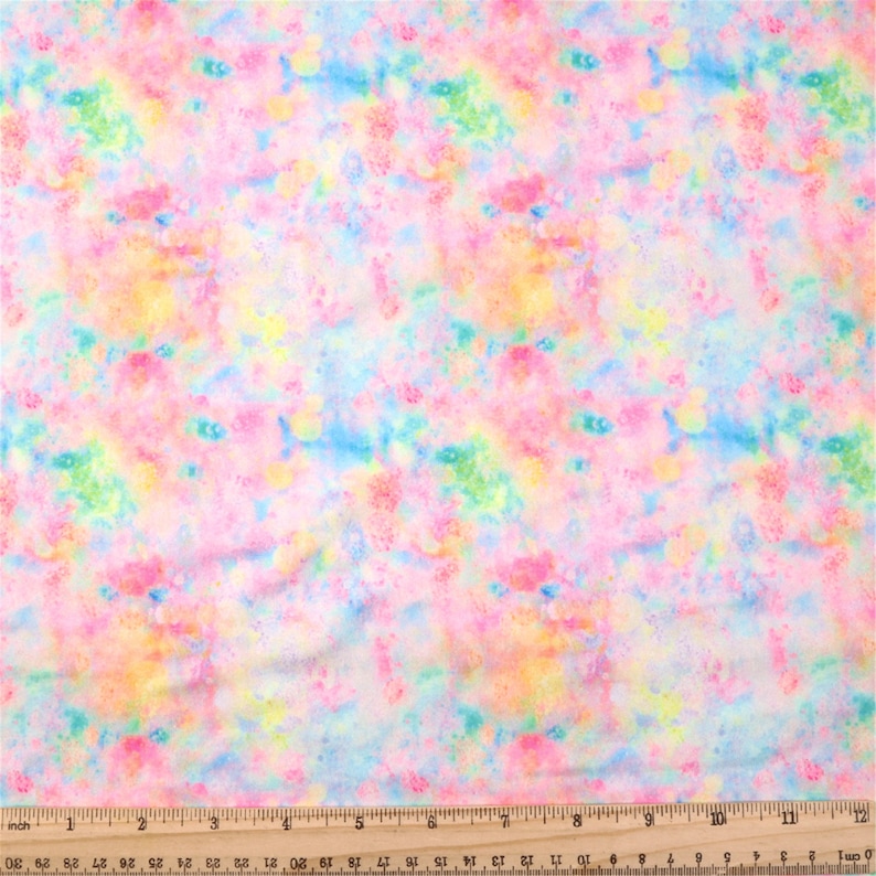Double Brushed Polyester Fabric Tie Dye by Half Yardsoft Etsy