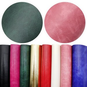 Plain Color Faux Leather Sheet Bundles 8pcs/set,Vegan Leather Fabric,Craft Leather For Hairbows,Earring Leather Brown