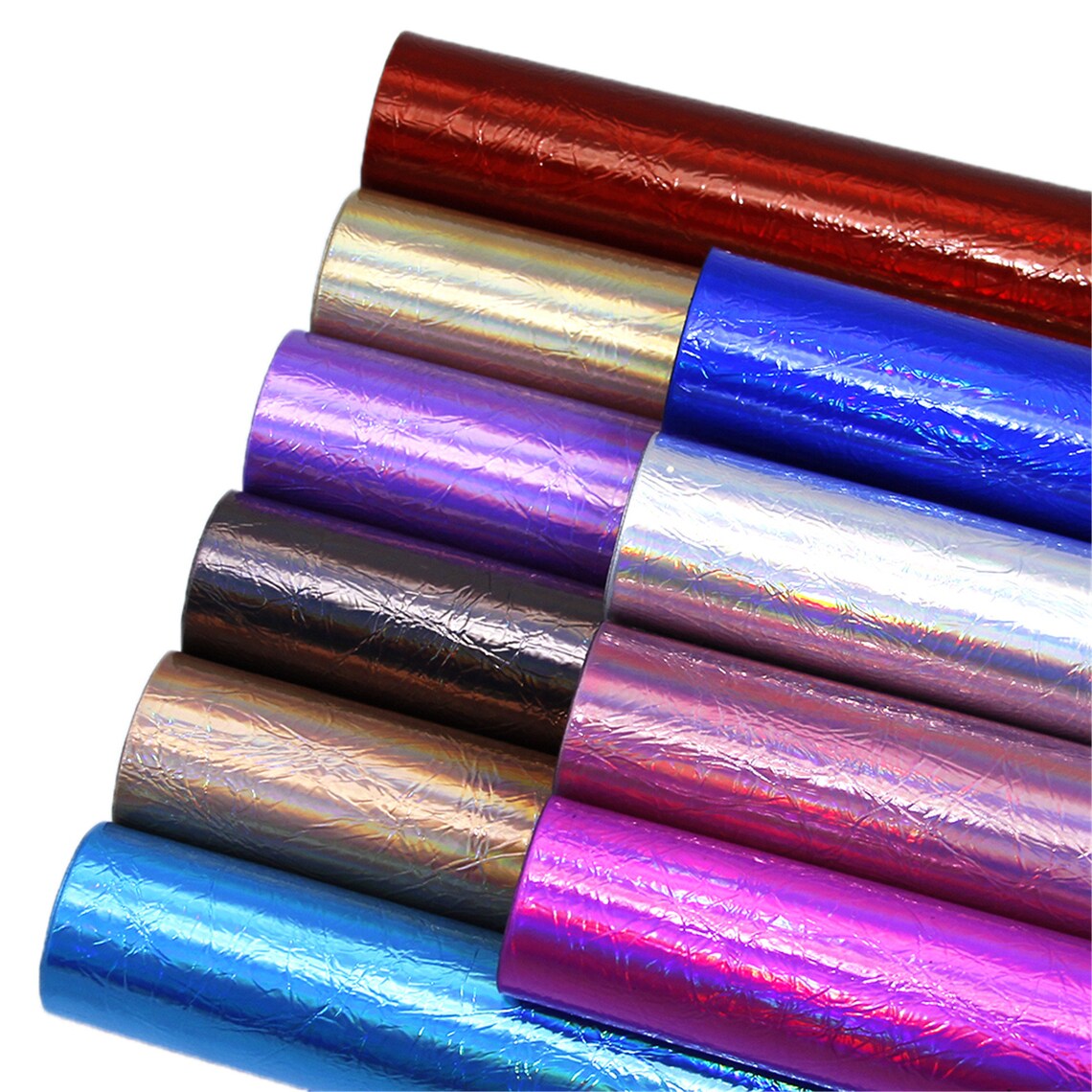Crack Faux Leather Sheets for Cricut 10pcs/set Iridescent Etsy