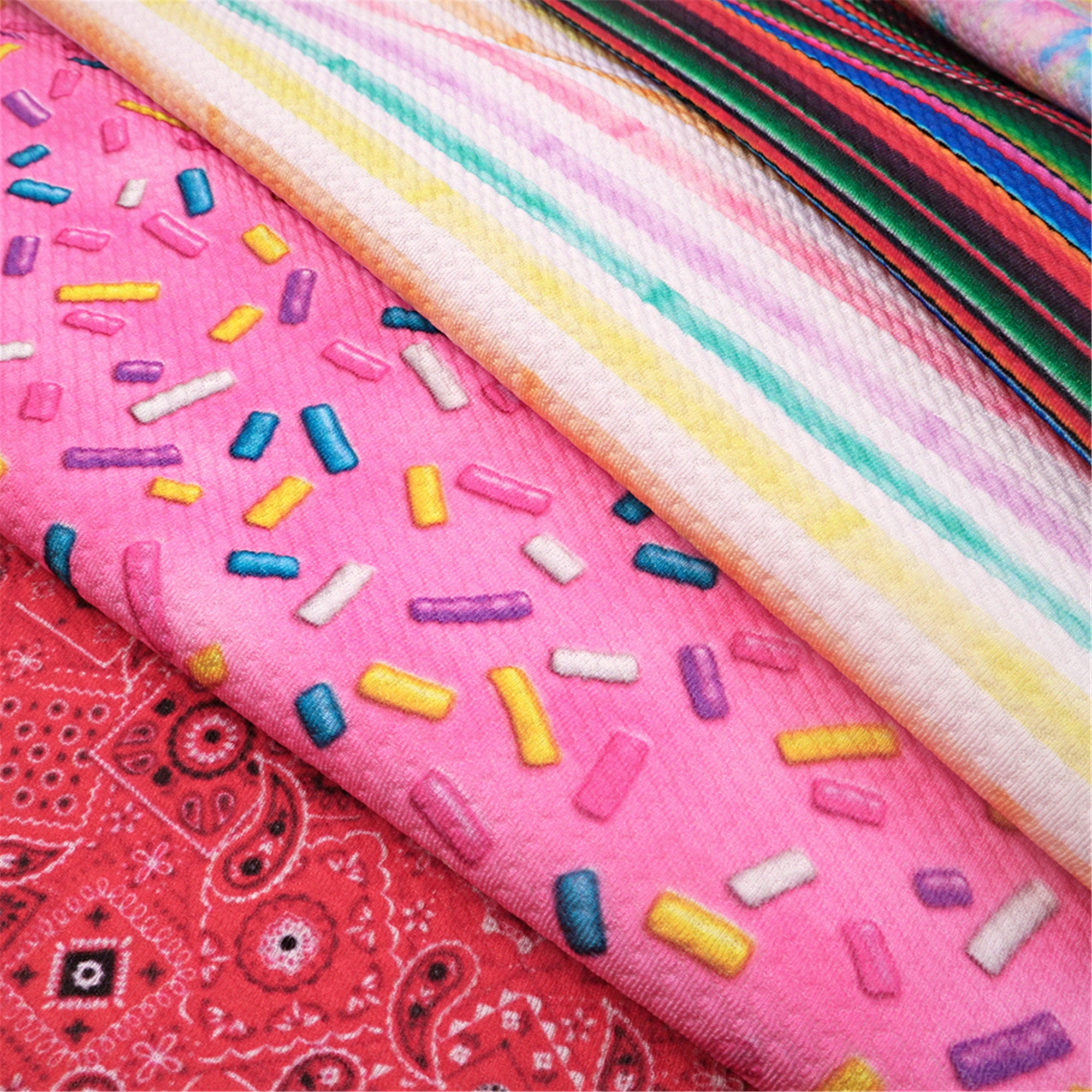 Bullet Fabric Bundle 7 Designs/setspandex Fabric for Baby Etsy