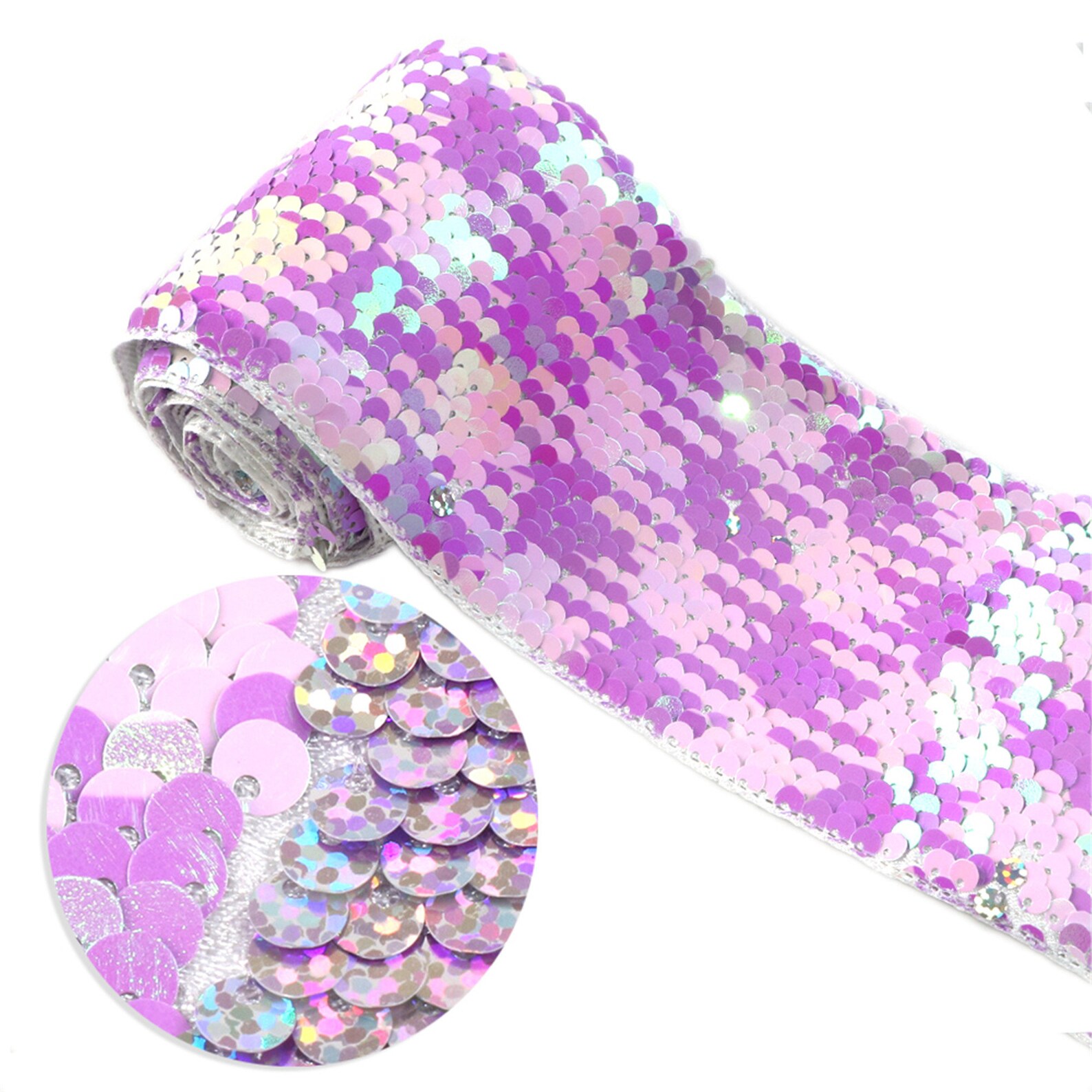 Bling Bling Reversible Sequin Ribbon 2yards75mm wide Ribbon Etsy