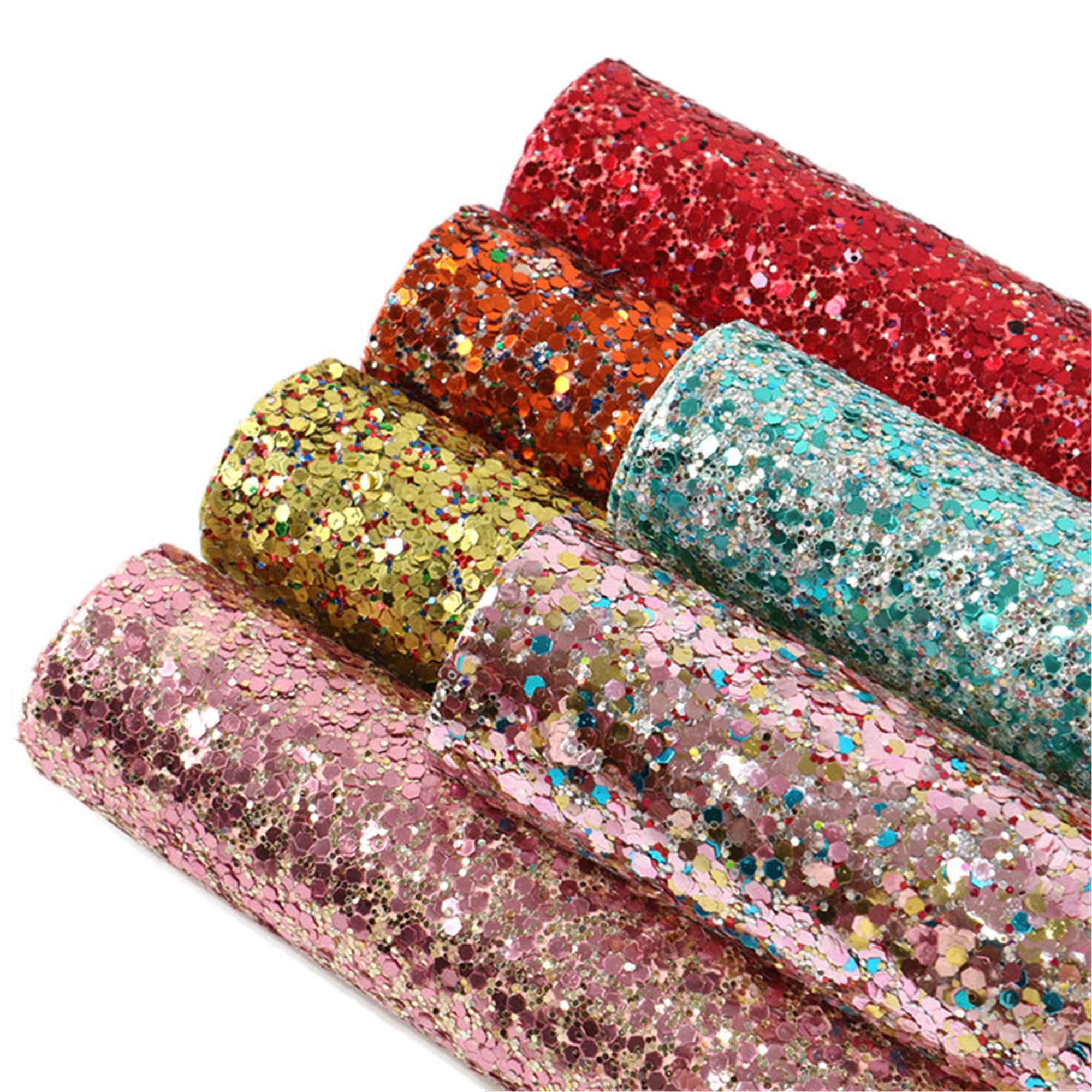 Big Sequin Chunky Glitter Sheets 6 Pcs/set glitter Fabric Etsy