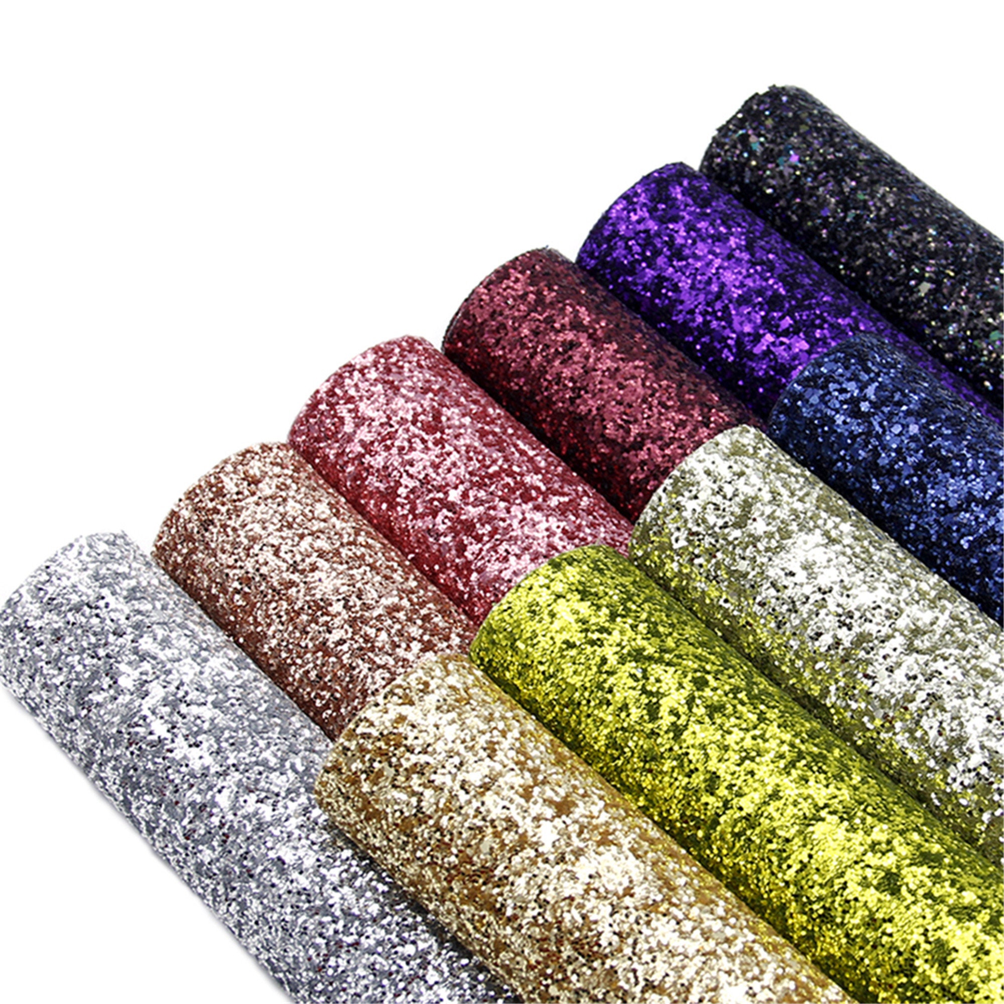 Textured Thick Chunky Glitter Sheets 11.8x55 inchSynthetic Etsy