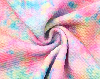 Liverpool Bullet Fabric Tie Dye,Textured Printed Baby HeadWrap Headbow Diy Fabric,Knit Fabric,Spring Fabric By Half Yard