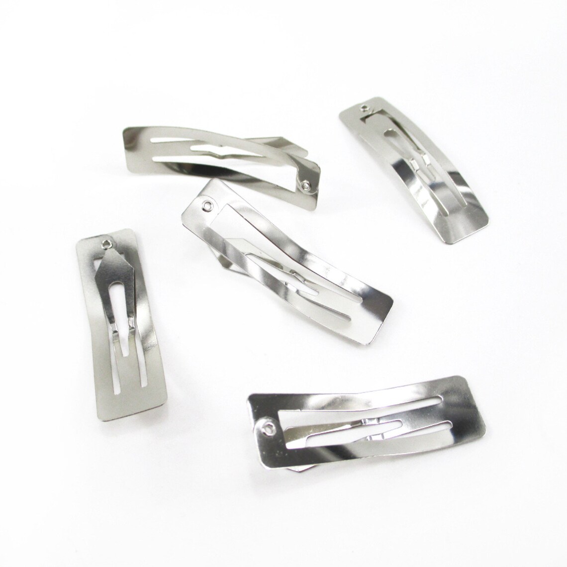 100PCS50mm Metal Snap Hair ClipSliver ClipHair Clip For Etsy