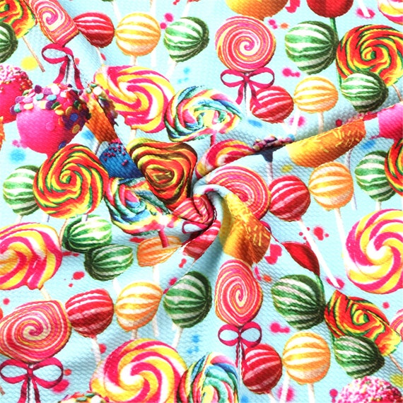 Lollipop Textured Liverpool Bullet Fabric,Baby HeadWrap Headbow Diy Fabric,Baby Bows Fabric,Poly Spandex Fabric By HALF YARD,19x57 inch