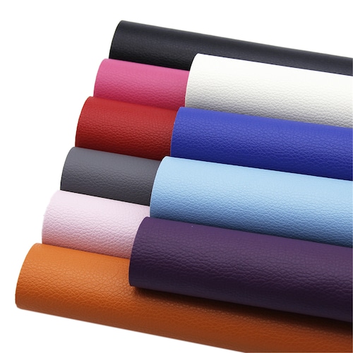 Plain Color Faux Leather Sheet Bundles 8pcs/setvegan Leather Etsy