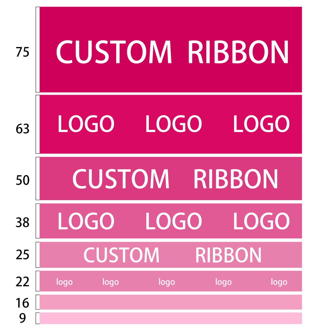5 Ribbon Rate For Customized Designs Ribbon 50 Yards - Etsy