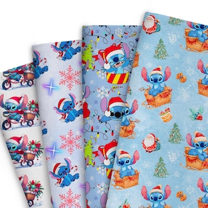 Christmas Cartoon Bullet Fabric Textured Printing Baby HeadWrap Headbow Diy Knit Fabric By HALF YARD,19x57 inch,Liverpool Fabric