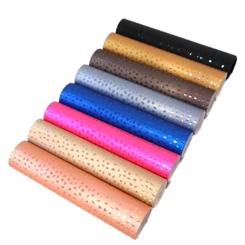 Faux Leather Sheets for Earring 8pcs/setholographic Plaid Etsy