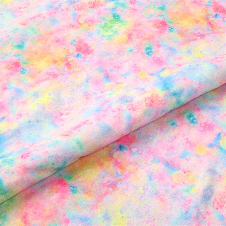 Double Brushed Polyester Fabric Tie Dye by Half Yardsoft Etsy