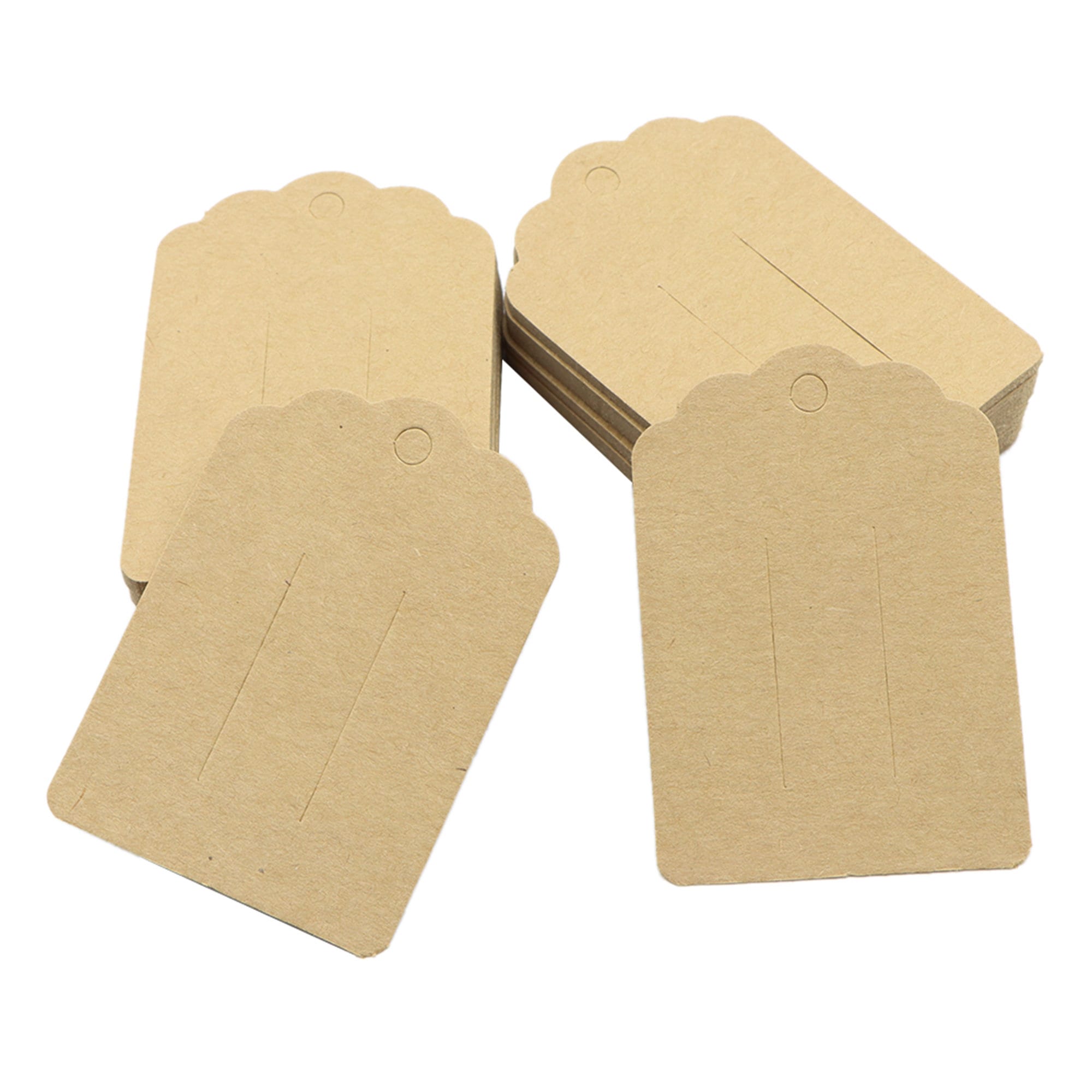 100 Pcs/pack Earring Display Cards,kraft Paper Cards,personalized ...